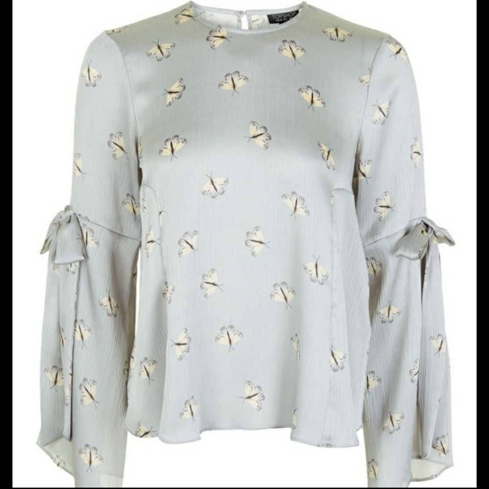 Topshop Butterfly Blouse